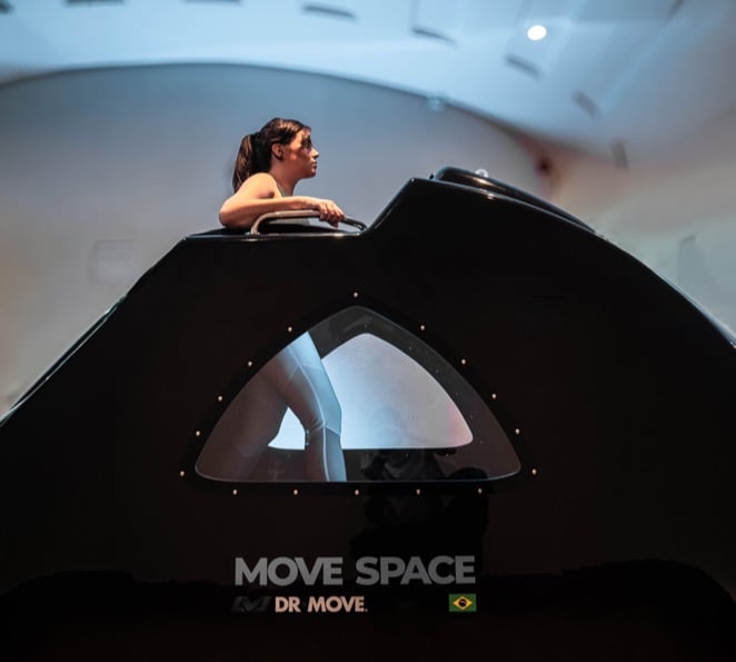Paciente realizando protocolo na Move Space